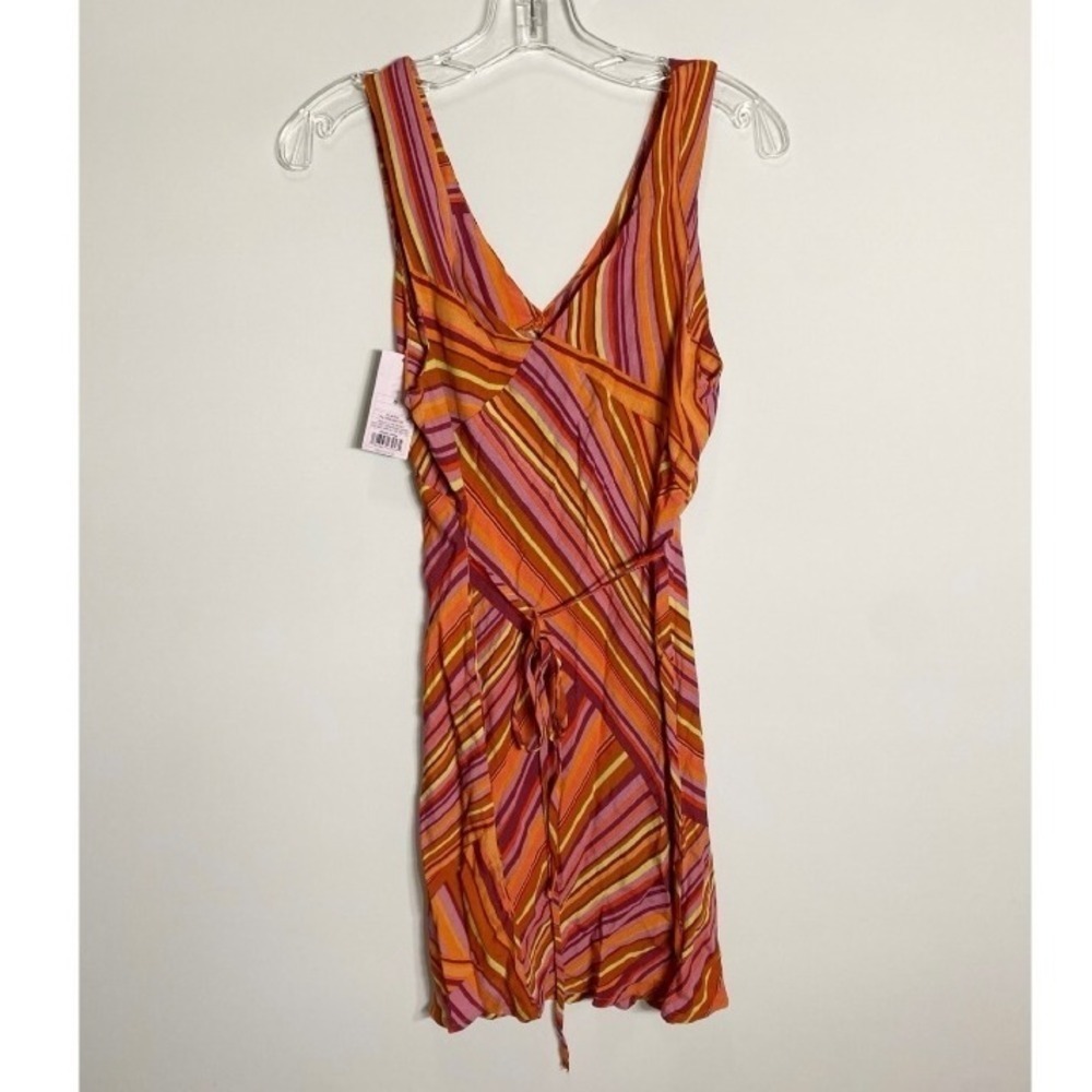Groovy Costume Women's Slip Dress 70s Psychedelic Sleeveless Dress L NWT - Picture 6 of 12